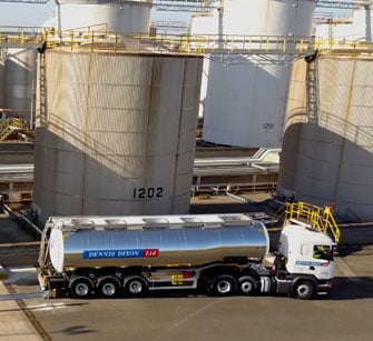 Tanker at Tees Port Dennis Dixon Ltd